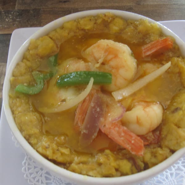 Shrimp mofongo